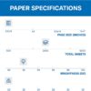 Hammermill Printer Paper, 20 lb Copy Paper, 8.5 x 11 - 5 Ream (2,500 Sheets)