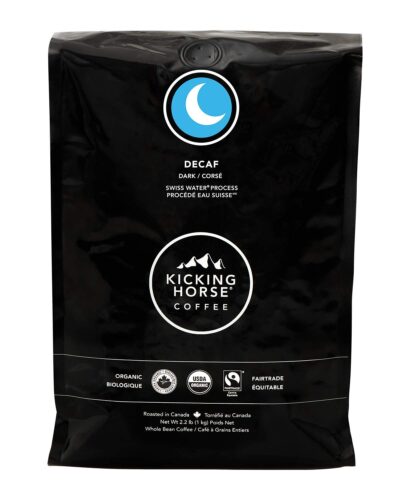 Kicking Horse Coffee, Decaf, Swiss Water Process, Dark Roast, 2.2 Pound