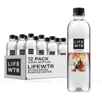 LIFEWTR Premium Purified Water, 16.9 Fl Oz (Pack of 12)