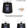 Portable Blender for Shakes and Smoothies, OBERLY Personal Blender for Protein, 13oz Travel Cup Portable Blender for Shakes and Smoothies, OBERLY Personal Blender for Protein, 13oz Travel Cup