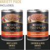 Purina Pro Plan High Protein, Pate Adult Wet Dog Food, Pate, Variety Pack (12) 13 oz. Cans