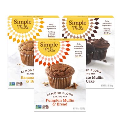 Simple Mills, Baking Mix Variety Pack, 3 Count