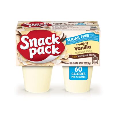 Snack Pack Sugar-Free Vanilla Pudding Cups, 13 Ounce (Pack of 12)