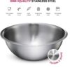 Stainless Steel Mixing Bowls (Set of 5) Stainless Steel Mixing Bowl Set