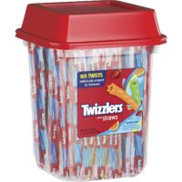 TWIZZLERS Licorice Candy, Rainbow Straws, 105 Count, 27.5 Ounce