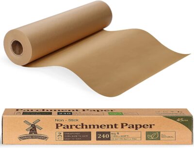 Unbleached Parchment Paper for Baking, 12 in x 240 ft, 240 Sq.ft, Baking Paper