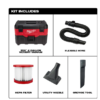 Milwaukee 0880-20 M18 18-Volt 2 Gal. Lithium-Ion Cordless Wet/Dry Vacuum (Tool-Only)