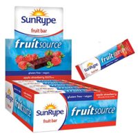 SunRype Fruit Bar, Apple + Strawberry Fruitsource (Case of 25 Bars)