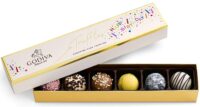 Godiva Chocolatier Birthday Truffles Assorted Chocolate Gift Box, 4.09 Oz, Pack of 6