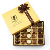 Carian's Bistro Elegant Chocolatier Specialty Assorted Chocolates w/ Gold Gift Box