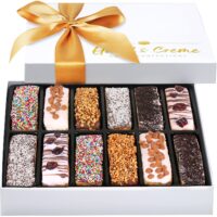 Hazel & Creme Biscotti Gift Baskets - Cookie Food Basket - Corporate, Birthday, Holiday, Easter