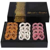 Hazel & Creme Chocolate Covered Pretzel Twist - Easter Chocolate Gift Basket, Corporate, Birthday, Holiday