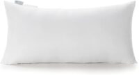 Acanva Decorative Rectangle Throw Pillow Inserts, Hypoallergenic Form Stuffer Cushion Sham Filler, 16x26, White