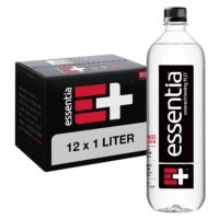 Essentia Bottled Water, 1 Liter, Pack of 12 Bottles; 99.9% Pure