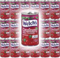 Welchs Cranberry Juice Cocktail Juice 5.5oz Pack of 18 Total of 99 Oz