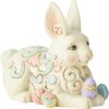 Enesco Jim Shore Heartwood Creek Mini Bunny with Easter Eggs Figurine