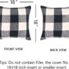 Decorsurface Decorbay Buffalo Check Plaid Throw Pillow Covers 18x18 Decorsurface Decorbay Buffalo Check Plaid Throw Pillow Covers 18x18