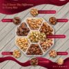 Nut Haven Holiday Nuts Gift Basket - Fresh Sweet & Salty Dry Roasted Gourmet Nuts Gift Basket