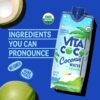 Vita Coco Coconut Water, Pure Organic | Refreshing Coconut Taste | Natural Electrolytes | Vital Nutrients | 16.9 Oz (Pack Of 12)