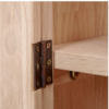 International Concepts 51 in. H Solid Wood Pantry in Unfinished Wood
