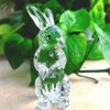 Easter Decorations Set of 3 Crystal Bunny Easter Decor