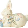 Enesco Jim Shore Heartwood Creek Mini Bunny with Easter Eggs Figurine