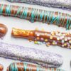 BONNIE AND POP Chocolate Dipped Pretzel Gift Baskets | Easter Gift Idea