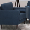 Lifestyle Solutions Lillith Mid Century Modern Chair in Navy Blue Lifestyle Solutions Lillith Mid Century Modern Chair in Navy Blue