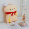 ARELUX 17.7'' Funny Toast Sliced Bread Pillow,Bread Shape Plush Hugging Pillow
