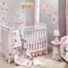 Lambs & Ivy Signature Botanical Baby Pink/Gray Watercolor Floral Wall Decals Lambs & Ivy Signature Botanical Baby Pink/Gray Watercolor Floral Wall Decals