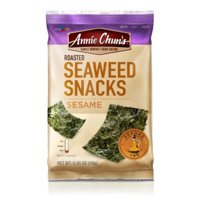 Annie Chun's Roasted Seaweed Snacks, Sesame, 0.35-ounce (Pack of 12)