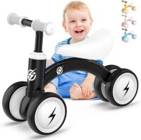 Baby Balance Bikes,Toddler Bikes, Kids Riding Toys, Soft Seat for 1 Year Old, black