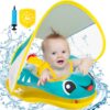 Baby Pool Float Inflatable Baby Float for Age of 10-24 Months Babies, Large