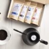 Bean Box Gourmet Coffee Sampler, Specialty Coffee Gift Basket, Whole Bean 4 Piece Bean Box Gourmet Coffee Sampler, Specialty Coffee Gift Basket, Whole Bean 4 Piece