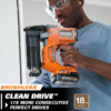 RIDGID R09891B 18V Brushless Cordless 18-Gauge 2-1/8 in. Brad Nailer (Tool Only) with CLEAN DRIVE Technology RIDGID R09891B 18V Brushless Cordless 18-Gauge 2-1/8 in. Brad Nailer (Tool Only) with CLEAN DRIVE Technology