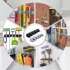 CINEYO Mop and Broom Holder Wall Mount, (5 Positions with 6 Hooks) CINEYO Mop and Broom Holder Wall Mount, (5 Positions with 6 Hooks)