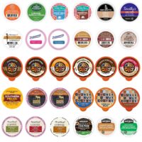 Crazy Cups Flavored Coffee Pods Variety Pack With Unique Flavored Coffee Sampler Pack, 30 Count