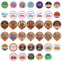Crazy Cups Pod Variety Pack - Unique Flavors of Chocolate, Vanilla, Caramel, 40 Count