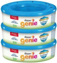 Diaper Genie, Playtex Baby Diaper Genie Refill Bags, Fresh, 270 Count, Pack of 3