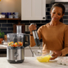 GE 12-Cup Stainless Steel Food Processor with 3 Variable Speeds