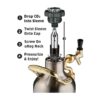 GrowlerWerks uKeg 128 oz. Stainless Steel Pressurized Growler