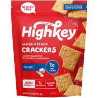 HighKey Low Carb Snacks Sea Salt Crackers - 6.75oz