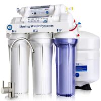 ISPRING RCC7 5-Stage Under Sink Reverse Osmosis Drinking Water Filtration System