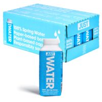 JUST Water, 100% Spring Water, Naturally Alkaline, Water Bottle, 11.2 Fl Oz (Pack of 24)