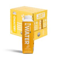 JUST Water Infused, Lemon Flavored Spring Water, 16.9 Oz, (Pack of 12)