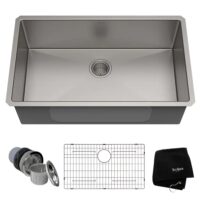 KRAUS Standart PRO 32in. Undermount Single Bowl Stainless Steel Kitchen Sink