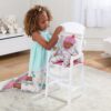 KidKraft Lil' Doll High Chair, White, Gift for Ages 3+ KidKraft Lil' Doll High Chair, White, Gift for Ages 3+