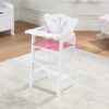 KidKraft Lil' Doll High Chair, White, Gift for Ages 3+ KidKraft Lil' Doll High Chair, White, Gift for Ages 3+
