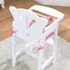 KidKraft Lil' Doll High Chair, White, Gift for Ages 3+ KidKraft Lil' Doll High Chair, White, Gift for Ages 3+