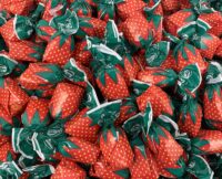 LaetaFood Arcor Strawberry Filled Bon Bons Candy (1 Pound Bag),
